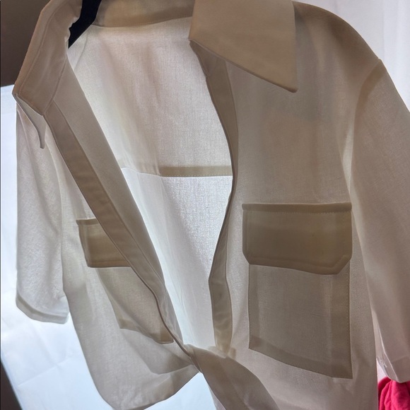 Commence Cropped Short Sleeve Shirt - Picture 10 of 10